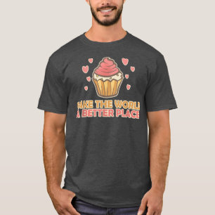 Bake World a Better Place Funny Baker P T-Shirt
