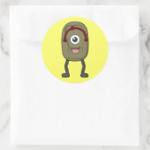 Bake-zouri (Ghost-Sandal) Runder Aufkleber (Tasche)