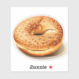 Baked Bagel Aufkleber