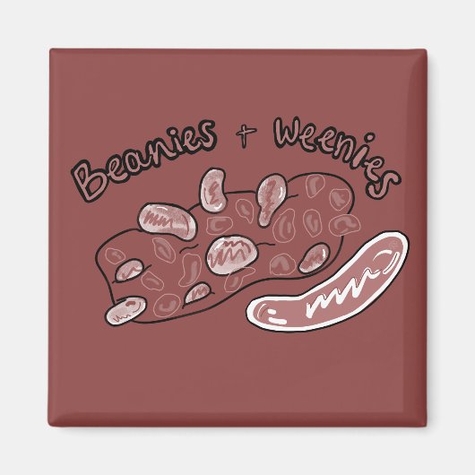 Baked Beans and Hot Dogs, Nostalgia Magnet (Vorne)