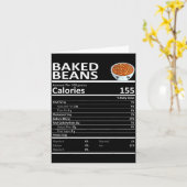 Baked Beans Nutritional Facts Thanksgiving X-mas G Karte (Gelbe Blume)