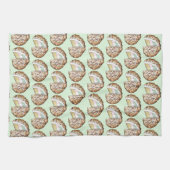 Baked Bombe Alaska Ice Cream Cake Dessert Futter Geschirrtuch (Horizontal)