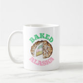 Baked Bombe Alaska Ice Cream Cake Dessert Futter Kaffeetasse (Links)