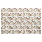 Baked Bombe Alaska Ice Cream Cake Dessert Futter Stoff (Fat Quarter (45,7 x 55,9 cm))