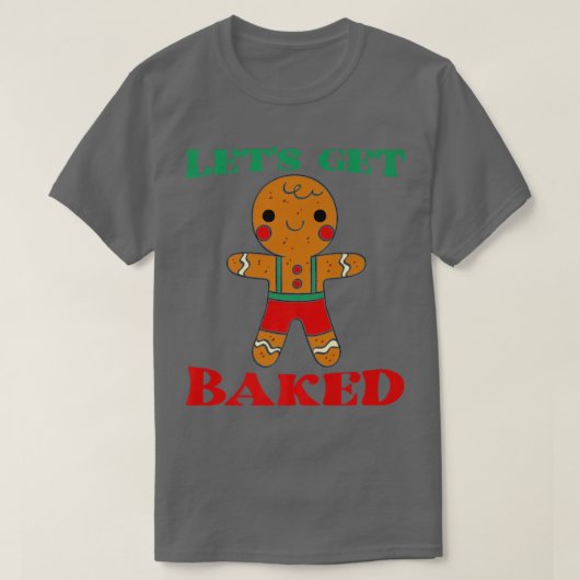 Baked Cookie Baking Team Gingerbread Chr T-Shirt (Design vorne)