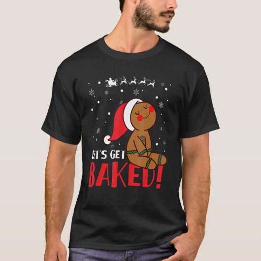 Baked Cookie Baking Team Gingerbread Chr T-Shirt (Vorderseite)