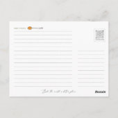 Baked Fresh Postcard Postkarte (Rückseite)