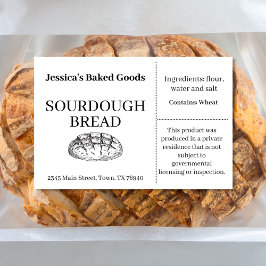 Baked Good Cottage Bakery Product Label SD01_1rt Lebensmitteletikett
