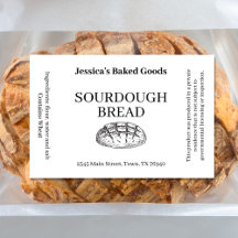 Baked Good Cottage Bakery Product Label SD01_2rt