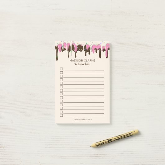 Baked Goods Bakery Business Post-it Notes Klebezettel (Auf Schreibtisch)