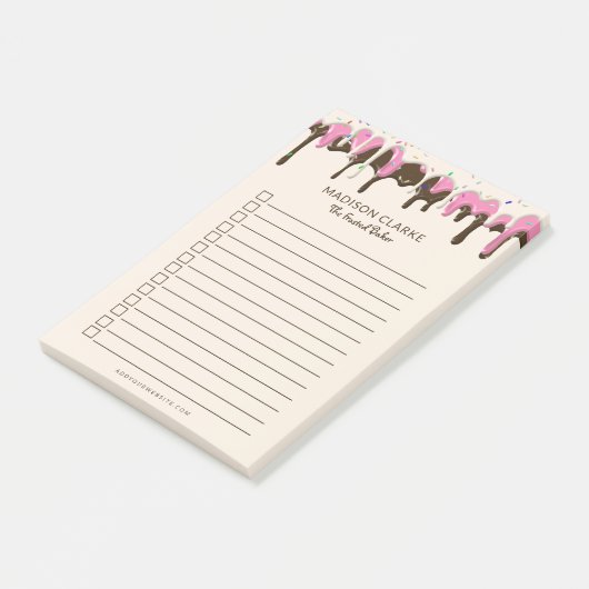 Baked Goods Bakery Business Post-it Notes Post-it Klebezettel (angewinkelt)