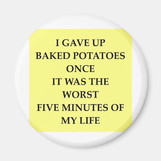 BAKED.jpg Magnet (Vorne)