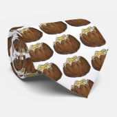 Baked Potatoes w/ Butter Potato Print Foodie Tie Krawatte (Gerollt)