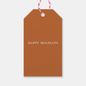 'Baked with Liebe' Gingerbread Cookieman Geschenke Geschenkanhänger (Rückseite)