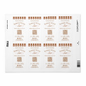 Baked With Love Hand Drawn Whisk QR Code Bakery (Vorne)