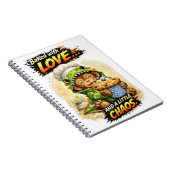 Baked with Love Notebook Cute Dino Notizblock (Rechte Seite)