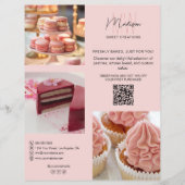 Bakeholder-Logo Monogram Pink Flyer (Vorne)