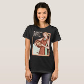 BAKEN, WEIL MURDER FALSCH IST FALSCH FALSCH SLOGAN T-Shirt (Vorne ganz)