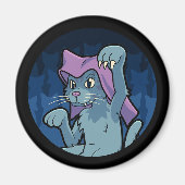 Bakeneko - Japanische Katze Yokai Magnet (Vorne)