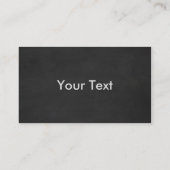 Bakenkarte für Halbpension Visitenkarte (Rückseite)