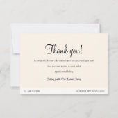 Bakenkarte Mitteilungskarte (Rückseite)