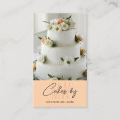 Bakenkuchen für das Logo "Custom Monogram" Visitenkarte (Vorderseite)