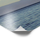 Baker and Sailboat - Puget Sound, Washington Fotodruck (Ecke)