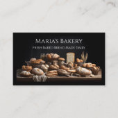 Baker Bäckerei Geschäft Café Visitenkarte (Vorderseite)