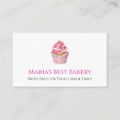 Baker Bäckerei Geschäft Café Visitenkarte (Vorderseite)