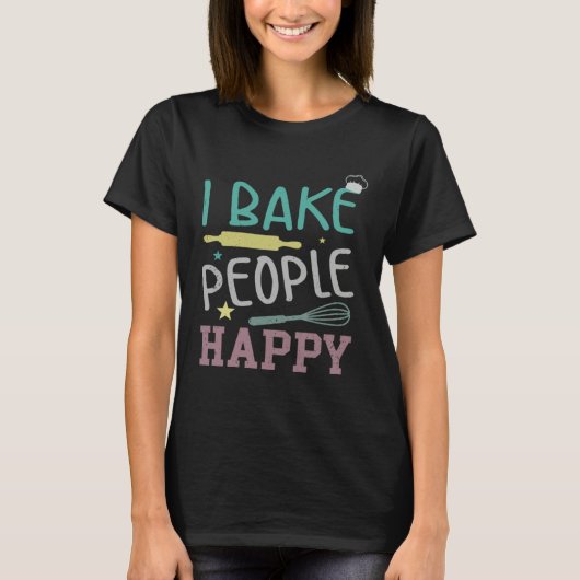 Baker & Bake Fans of Baking Supplies & Baking Shee T-Shirt (Vorderseite)