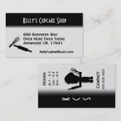 Baker/Bake-White-Business-Card Visitenkarte (Vorne/Hinten)