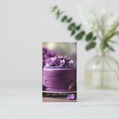 Baker Bakery Business Cards Visitenkarte (Stehend Vorderseite)