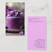 Baker Bakery Business Cards Visitenkarte (Vorne/Hinten)