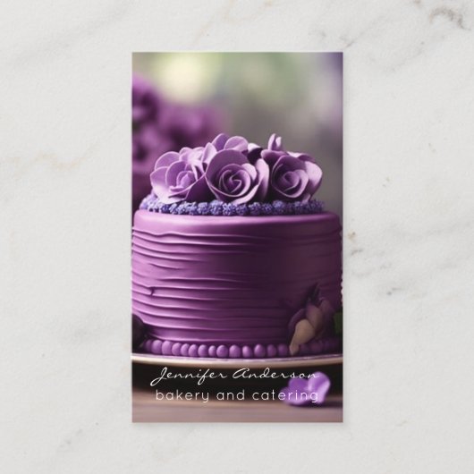 Baker Bakery Business Cards Visitenkarte (Vorderseite)
