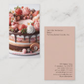 Baker Bakery Business Cards Visitenkarte (Vorne/Hinten)