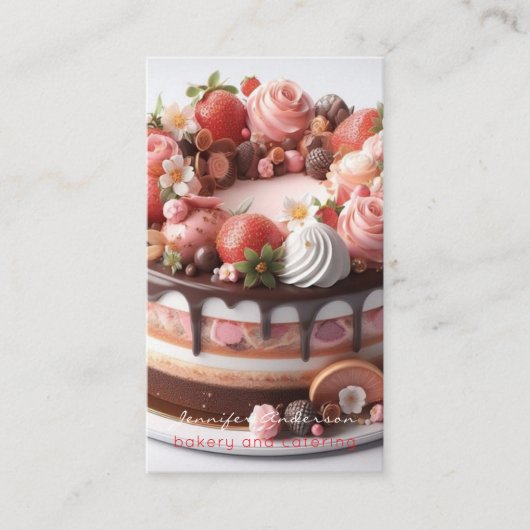 Baker Bakery Business Cards Visitenkarte (Vorderseite)