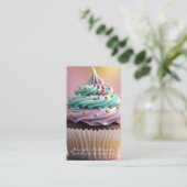 Baker Bakery Business Cards Visitenkarte (Stehend Vorderseite)