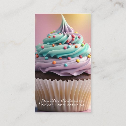 Baker Bakery Business Cards Visitenkarte (Vorderseite)
