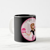 Baker/Bakery/Pastry Chef Coffee/Tea/Cocoa Mug 3 Zweifarbige Tasse (Vorderseite Links)