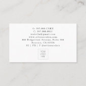 Baker Bakery Tools Pastry Chef Logo Business Card Visitenkarte (Rückseite)