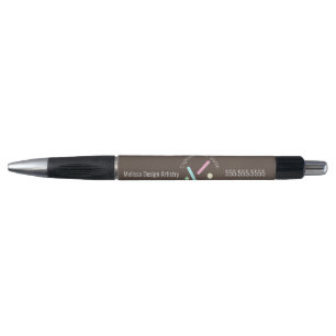 Baker Baking Business Logo Sprinkle Confetti Kugelschreiber