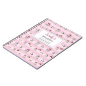 Baker Baking Sweet Dessert Blank Recipe Kitchen Notizblock (Linke Seite)