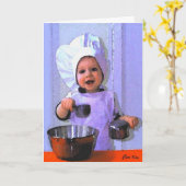 Baker Boy Geburtstagskarte Karte (Gelbe Blume)