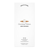 Baker Brot Brot Modern 4x9" Menü Preisliste (Hinten)