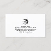 Baker Brot Visitenkarte (Rückseite)