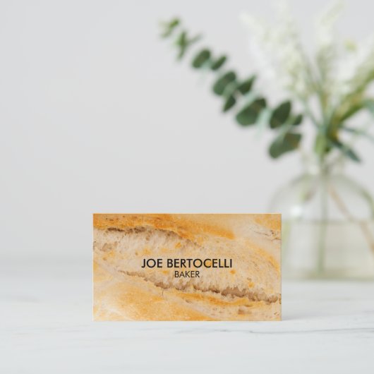 Baker Brot Visitenkarte (Stehend Vorderseite)