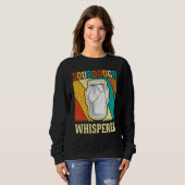 Baker Brotbackautomat Retro Sauerteig-Flüsterer Sweatshirt (Vorne ganz)