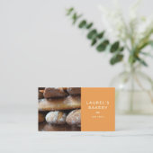 Baker Business Card Visitenkarte (Stehend Vorderseite)