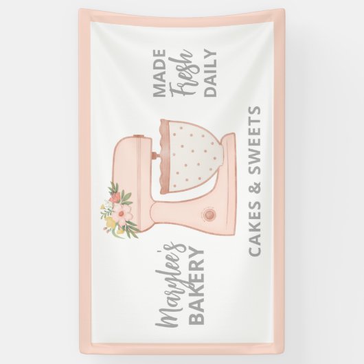 Baker Business Pastry Koch Banner (Vertikal)