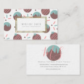 Baker Cake Pops Herz Sprinkles Kuchendekorator Visitenkarte (Vorne/Hinten)